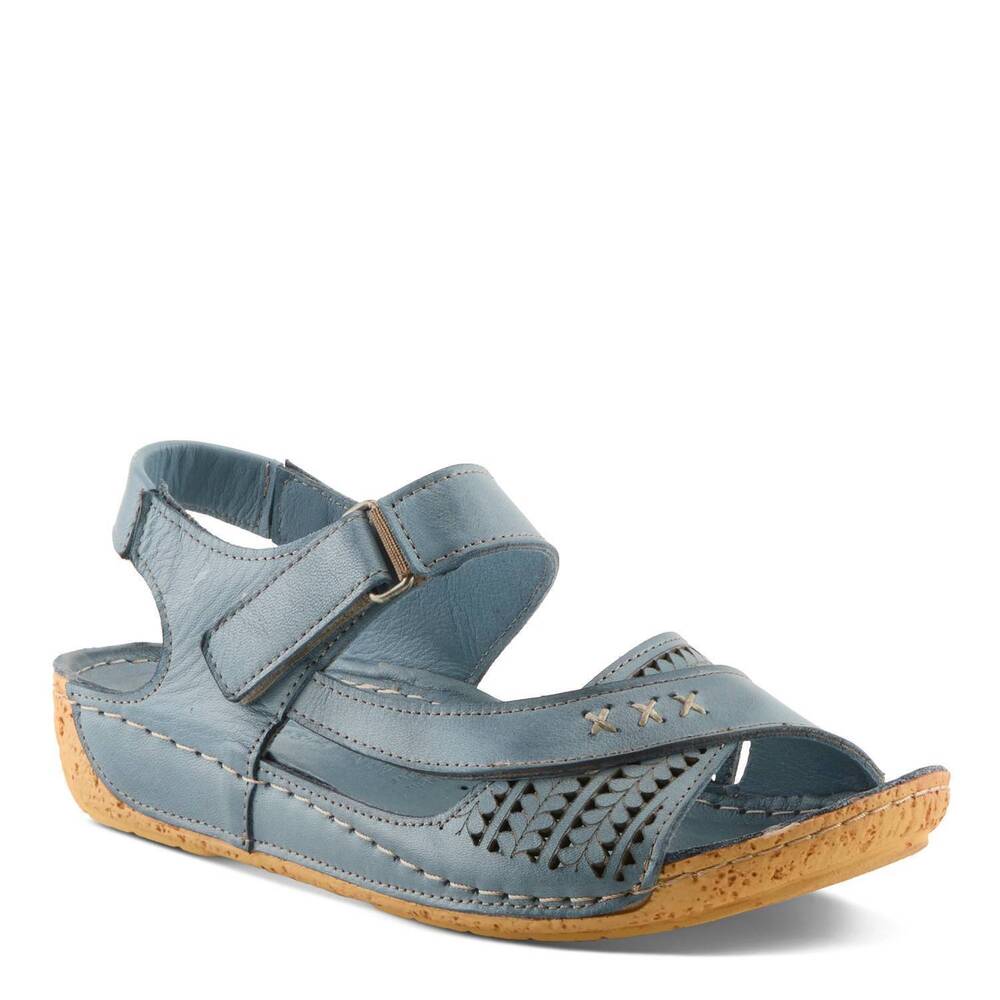 NEW SPRING STEP SHOES women's galaire sandal in blue